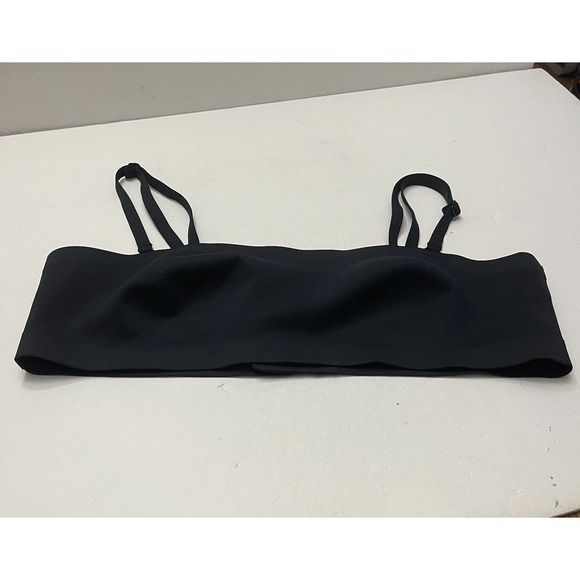 Free People Other - Free People Intimately Nina Black Bandeau Bralette XL Seamless Smooth
